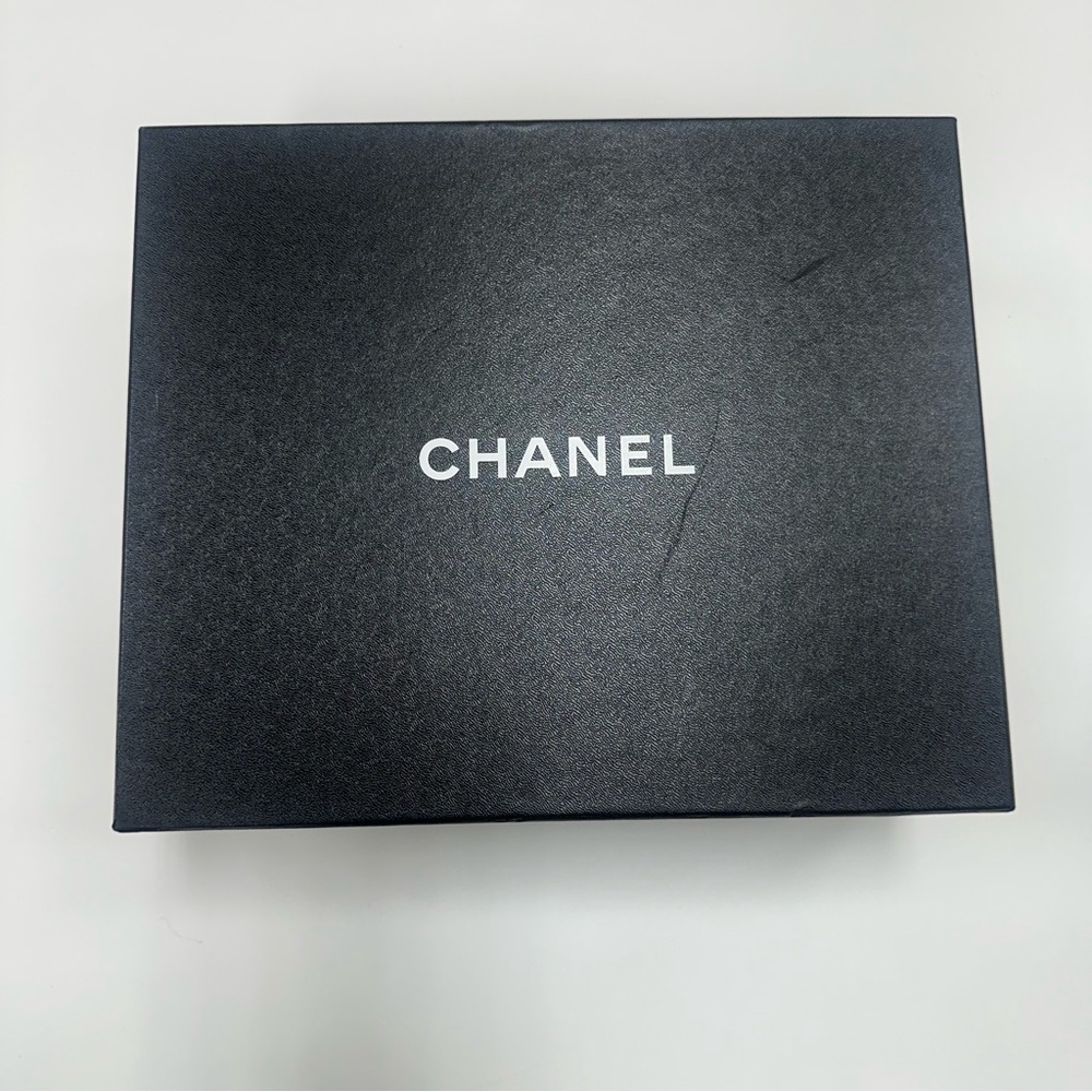 CHANEL Patent Shearling Lambskin Cap Toe Short Boots in 
Black/Pink - Picture 8 of 9